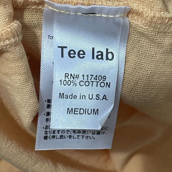 FRANK & EILEEN Tee Lab Asymmetrical Skirt Medium Orange Peach NEW Lined Casual - Picture 3 of 8